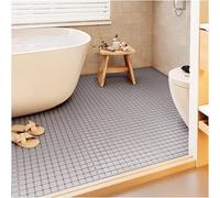 HynJGih Estera Antideslizante de Drenaje, Conjunto Entrelazado, Empalme, Estera for el Piso, Alfombra Calada for el área húmeda del baño(Grigio,12pcs)