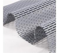 HynJGih Estera Antideslizante de Drenaje de baño, Alfombra de Suelo de PVC cortable Multiusos, Alfombra for área húmeda(Grigio,120x500cm)