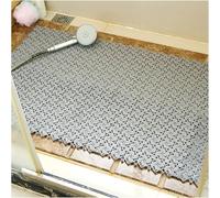 HynJGih Estera Antideslizante de Drenaje, Estera de retales for baño DIY, Alfombra for área húmeda, Estera Calada for el Piso(Grigio,8pcs)