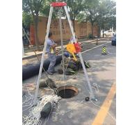 HynJGih Kits anticaídas, Kit de trípode Rescate, Dispositivo protección alcantarillado for Espacios confinados