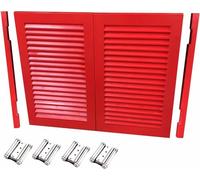 HynJGih La puerta roja de la división del hogar de la barra, puerta abatible del café del cuarto de baño de la cocina del pasillo, puede ser tamaño de color personalizado(90x90cm(WxH))