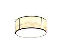 HynJGih Lámpara sala de estar sencilla moderna zen estilo chino dormitorio rectangular personalidad retro lámparas creativas luces de techo for oficina de oficina(A 50CM)