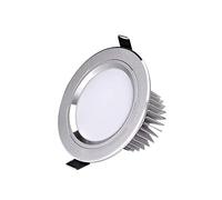 HynJGih LED Downlight Luz de techo Embedded Spotlight Sala de estar Luz de barril 4 pulgadas 12W Lámpara de techo(White light,8 inch 24W)