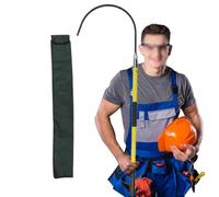 HynJGih Lightweight High Voltage Rescue Hook with Canvas Bag，1 1.5 2 3 M Long Anti-electrocution Electrical Safety Pole