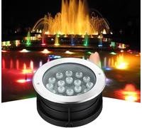 HynJGih Luces LED for fuentes, luces empotradas subacuáticas for paisajes, luces LED subacuáticas, focos enterrables(Blu,36W)