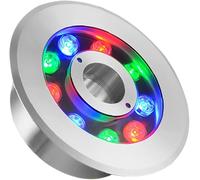 HynJGih Luces LED sumergibles, luces LED for piscina que cambian de color 24 V, luces subacuáticas for estanques, luces LED RGB for piscinas(24w(24v))