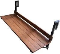 HynJGih Mesa for Hamaca al Aire Libre, barandilla de balcón, Mesa de Bar for terraza, Mesa Auxiliar Plegable montada en la Pared, Mesa Plegable