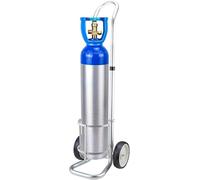 HynJGih Oxygen Tank Cart On Wheels for Traveling/RVs/Clinics/Hospitals, Gas/Nitrogen/Acetylene Bottle Holder Trolley