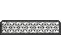 HynJGih Paneles divisorios de encimera Panel de privacidad de metal Separador de mesa Mampara divisoria de escritorio for áreas de comedor(Nero,30x150cm/11.81x59.05in)