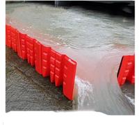 HynJGih Paquete de 2 barreras Agua for Control inundaciones, fáciles Montar, Desmontables y temporales for entradas Metro