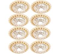 HynJGih Paquete de 8 luces empotradas redondas, luz de techo empotrada LED de 3W, luces de colores de 5W for interiores(5w,White light)