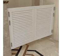 HynJGih Puerta abatible de persiana, columpio de madera, puerta de media cintura for cocina, cafetería interior, color de tamaño personalizado disponible(120x90cm(WxH))