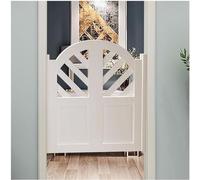 HynJGih Puerta simple y moderna de media cintura, puerta interior de madera maciza con doble descarga, puerta abatible de partición de cocina(W110xH90cm)