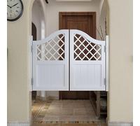 HynJGih Puertas batientes dobles con persianas interiores, puertas de barra con cierre automático, puertas batientes de entrada de porche, tamaños personalizados disponibles(Brown,90x90cm)