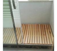HynJGih Tamaño Personalizado del Pedal de la Tina de la Sauna del Tablero de Drenaje del baño del Empalme de Madera de la Alfombra de baño de la Ducha de Madera(60x60cm)