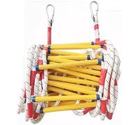 HynJGih Trabajo de ingeniería aérea de escalada suave de nailon redondo al aire libre for incendios de emergencia rápido for implementar(12m)