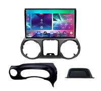 HYNMSM Android 15 Estéreo para Auto de 10 Pulgadas Radio estéreo para Auto para JE-EP Wrangler RHD 2015-2018 Plug and Play con Carplay inalámbrico Android Auto GPS Bluetooth Conexión de Espejo, 4 núc