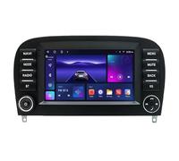 HYNMSM Android 15 Radio estéreo para automóvil Pantalla táctil de 9 Pulgadas para Me-rcedes Be-NZ SL R230 SL350 SL500 SL55 SL600 SL65 2001-2007 Plug and Play con Carplay inalámbrico Android Auto GPS