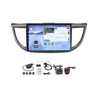 HYNMSM Autorradio Android de Doble DIN de 9 Pulgadas para Honda CR-V 2012-2016, Radio para Coche con Bluetooth, Compatible con teléfono móvil, Mirror Link, Control del Volante y cámara de Marcha atrá