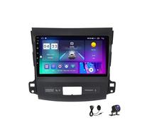 HYNMSM Estéreo para automóvil Android 13 de 9 Pulgadas Compatible con Mi-tsubishi Outlander Radio de automóvil con Pantalla táctil Bluetooth Inalámbrico Car-Play Android Auto Navegador GPS multim