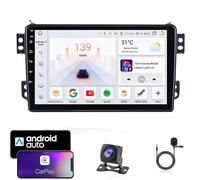 HYNMSM - Radio de Coche con Android 15 y Pantalla táctil para Suzuki Splash/Ritz y Opel Agila (2008-2014), 9", Apple CarPlay/Android Auto, navegación GPS, 4G LTE y WiFi, Control al Volante (T1 4 núcl