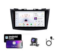 HYNMSM - Radio de Coche con Android 15 y Pantalla táctil para Suzuki Swift 2012-2013, 9", CarPlay/Android Auto, navegación GPS, 4G/WiFi, Bluetooth 5.0, Control al Volante, Plug & Play (T1 4 núcleos,