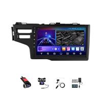 HYNMSM Radio de pantalla táctil para automóvil Android 14 HD de 9 pulgadas y 2 Din para Hon-da Jazz 3 2015-2020 Fit 3 GP GK 2013-2020 con navegación GPS Bluetooth inalámbrico Carplay Controles en el