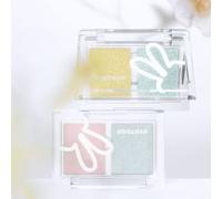 HYNTOOR - Spring Series Two-Tone Eyeshadow Palette - 10 Types 022# Snow Cherry Blue - 3g