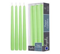 Hyoola - Velas Cónicas DE 10 Pulgadas, sin Goteo, sin Perfume, Cera de parafina con mechas de Algodón, 8 Horas de Tiempo de Combustión