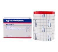 Hypafix - Rollo de vinilo transparente para apósitos (resistente al agua), 4" X 11 yd roll
