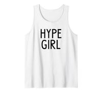 Hype Girl Sign,Hype Girls Cheerleading Sports Mom Cheer Fan Camiseta sin Mangas