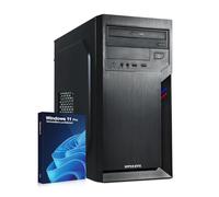 HYPER BYTE® Office PC - Ordenador con AMD Ryzen 3 a 4,0 GHz | 16 GB DDR4 de RAM | Disco Duro SSD de 1 TB | Win 11 Pro | WLAN | DVD+RW | USB 3.0 | Computer de Torre - High End