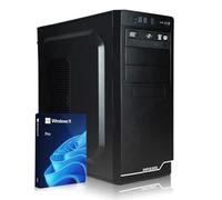 Hyper Byte® Office PC - Ordenador con Intel Quad Core i7 a 3,9 GHz | 32 GB de RAM | Disco Duro SSD de 1 TB | Win 11 Pro | WLAN | DVD+RW | USB 3.0 | Computer de Torre - High End