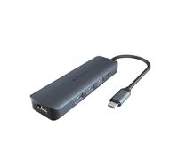 Hyper Drive Next Hub USB de 6 puertos - Pantalla USB C a HDMI 4K60Hz, transferencia de datos de 10 Gbps, carga de suministro de energía de 100 W, 3 USB-A, compatible con MacBook Pro, MacBook Air, PC y