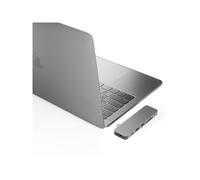 HYPER - GN21D-GRAY base para portátil y replicador de puertos Gris