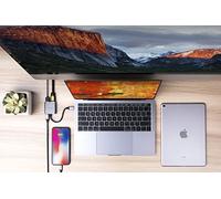 HYPER HD259A USB 3.0 (3.1 Gen 1) Type-C Gris - Concentrador (USB 3.0 (3.1 Gen 1) Type-C, HDMI,USB 3.0 (3.1 Gen 1) Type-A,USB 3.0 (3.1 Gen 1) Type-C, Gris, Aluminio, USB, 1 pieza(s))