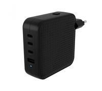 HYPERÂ® HYPERJUICEÂ® 100W USB-C GAN TRAVEL CHARGER (3C+1A) - BLACK