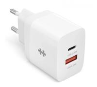 HYPER - HJ205EU cargador de dispositivo móvil Smartphone, Tableta Blanco Corriente alterna Carga rápida Interior