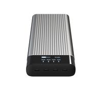 Hyper hj245b batería externa 27000 mah plata