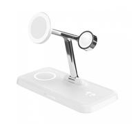 HYPER - HJ3004WHGL cargador de dispositivo móvil Auriculares, Smartphone, Reloj inteligente Plata, Blanco CC, USB Cargador inalá