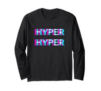 Hyper Hyper Techno Raver Goa Trance Festival Rave Disco Manga Larga