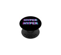 Hyper Hyper Techno Raver Goa Trance Festival Rave Disco PopSockets PopGrip Adhesivo