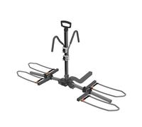 Hyperax - Portabicicletas para 2 bicicletas montadas para receptores de 2 pulgadas, compatible con bicicletas de montaña eléctricas de hasta 150 libras, bicicletas de carretera con neumáticos de hasta 5 pulgadas de grasa - Compatible con SUV, camiones, sedán