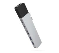 HyperDrive USB C MacBook Pro Hub 8-en-2 Type C Hub con Puerto HDMI Mini Diaplay Thunderbolt 3 USB-C 3.1 Suministro de energía SD/MicroSD-Kartenleser para MacBook Pro y Air 13 "15" Astilla