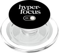Hyperfocus On Off Productividad neurodivergente |- PopSockets PopGrip para MagSafe