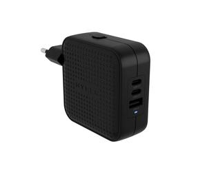 Hyperjuice hj1003bkwwgl - cargador de viaje usb-c gan (70 w, 3c + 1 a)