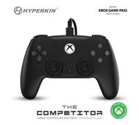 Hyperkin Competitor Oficial Controlador con Cable Negro para Xbox Uno,Serie,/ X