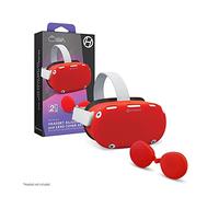 Hyperkin GelShell - Juego de funda de silicona para auriculares Oculus Quest 2 (rojo)
