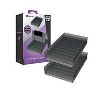 Hyperkin Soporte de almacenamiento de 10 cartuchos compatible con SNES/Super Nintendo Entertainment System, organizador de juegos, soporte de cartucho (paquete de 2)