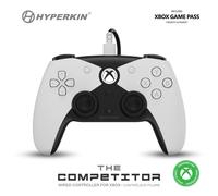 Hyperkin The Competitor Controlador Oficial Con Cable WHT Para Xbox One/S/X Y PC